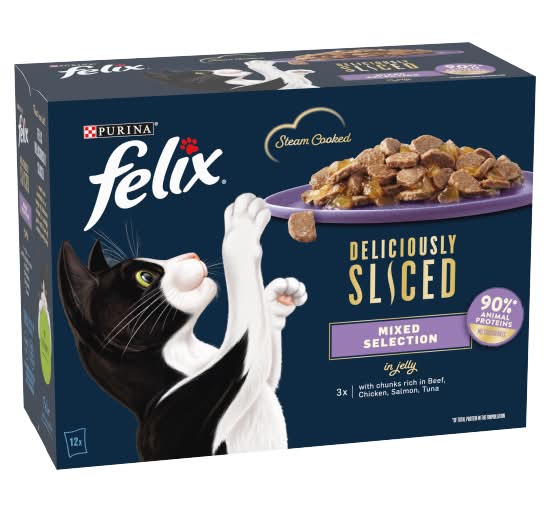 Felix Deliciously Sliced Mixed Selection in Jelly (80g)