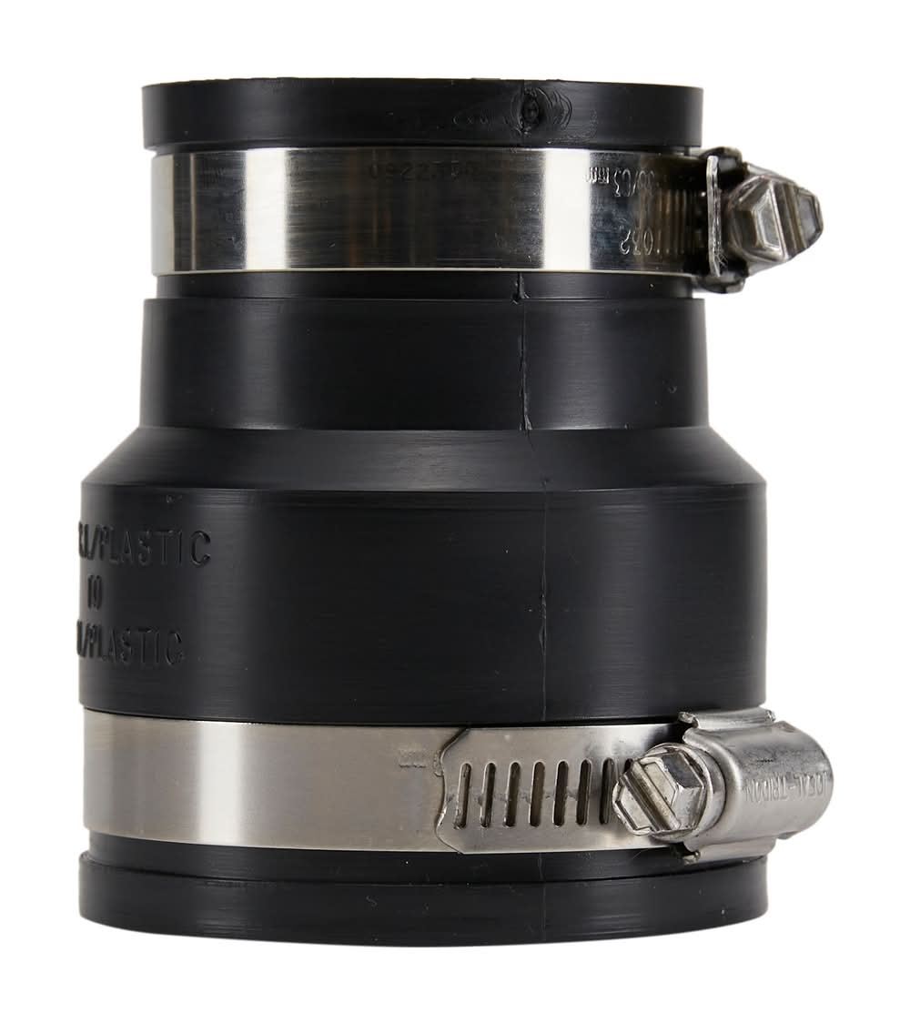 Fernco 2-in x 1-1/2-in Schedule 40 PVC Compression Coupling
