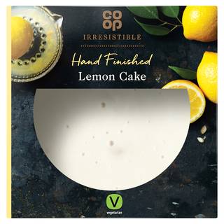 Co-op Irresistible Hand Finished Lemon Cake