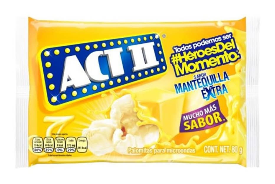 Act II · Palomitas para microondas, mantequilla (80 g)