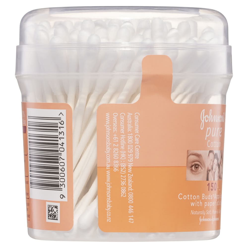 Johnson's Pure Cotton Buds Applicators (150 pack)