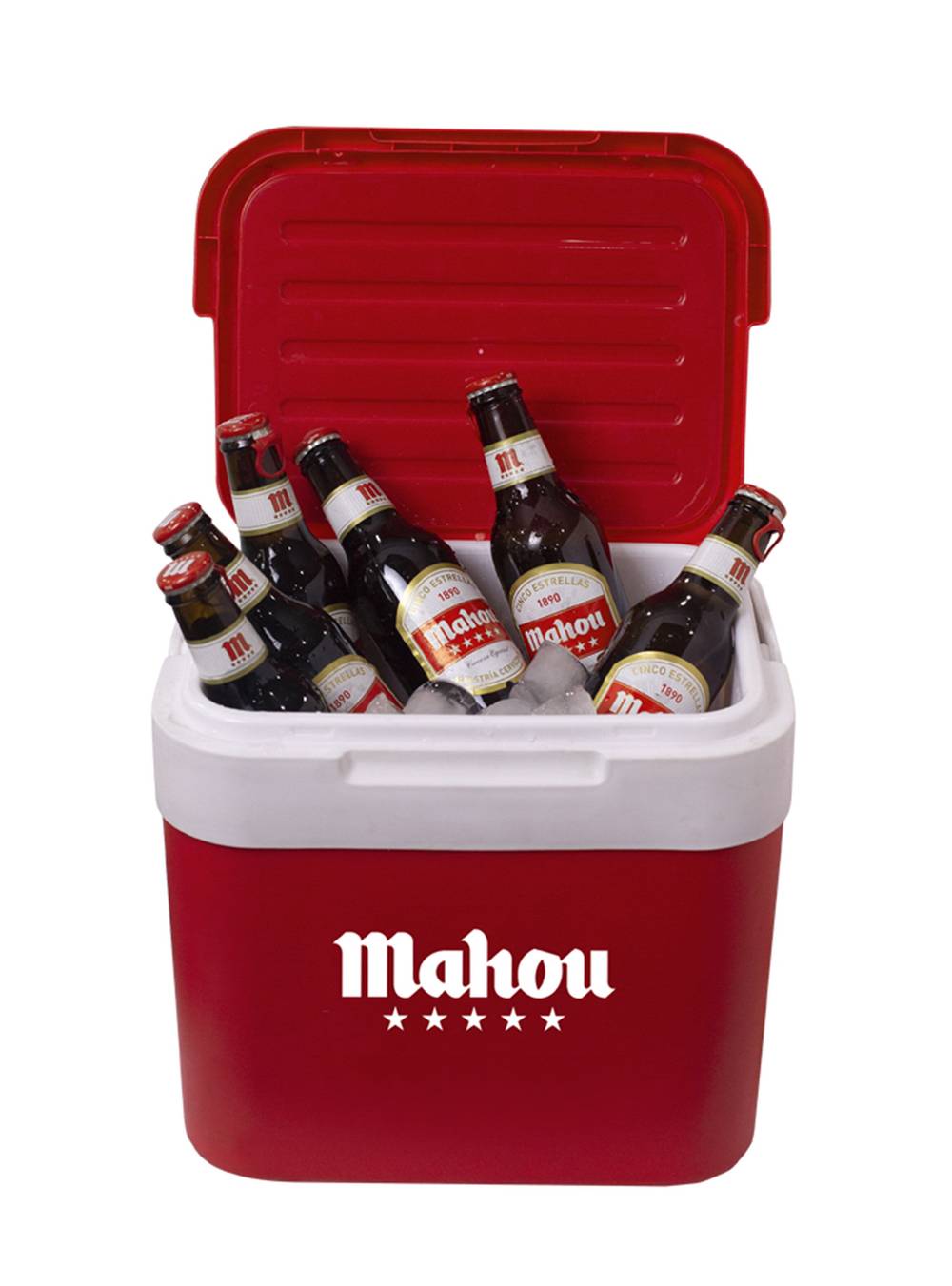 Mahou set cooler + six pack cervezas