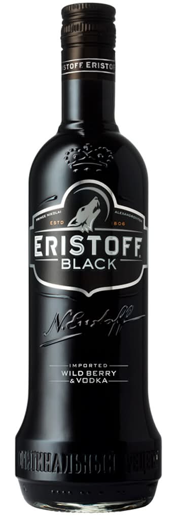 Eristoff - Vodka black, garrafa de 700 ml