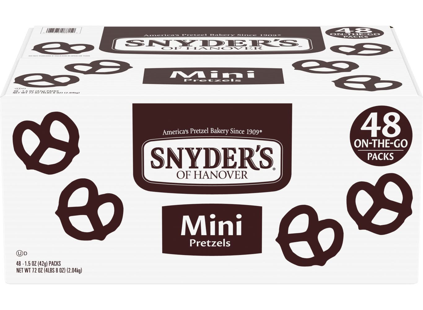 Snyder's of Hanover Pretzels Mini pack (1.5 oz, 48 ct)