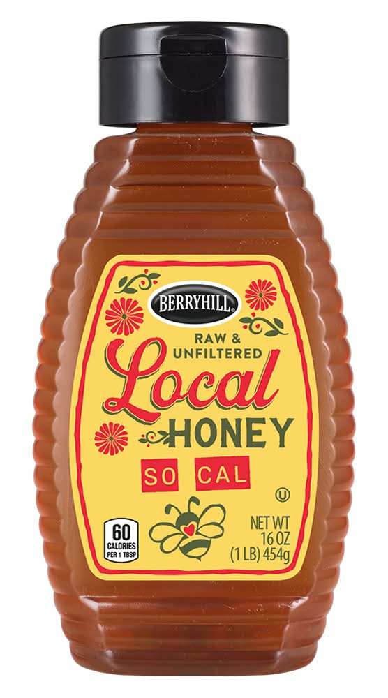 Berryhill Raw & Unfiltered Local So Cal Honey (16 oz)