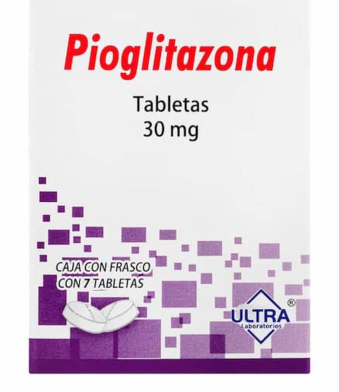 Farmacom · Pioglitazona tabletas (87,65 g)