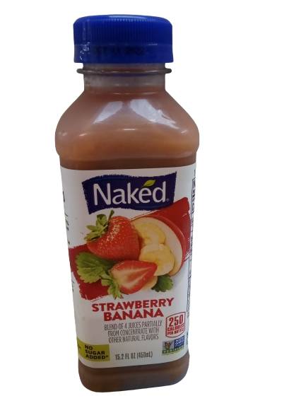 Naked strawberry banana