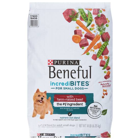 Purina Beneful Incredibites Beef For Small Dogs (14 lbs)