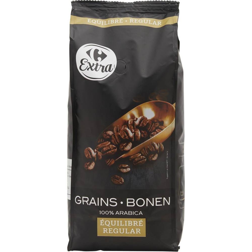 Carrefour Extra - Café en grains équilibré (1kg)