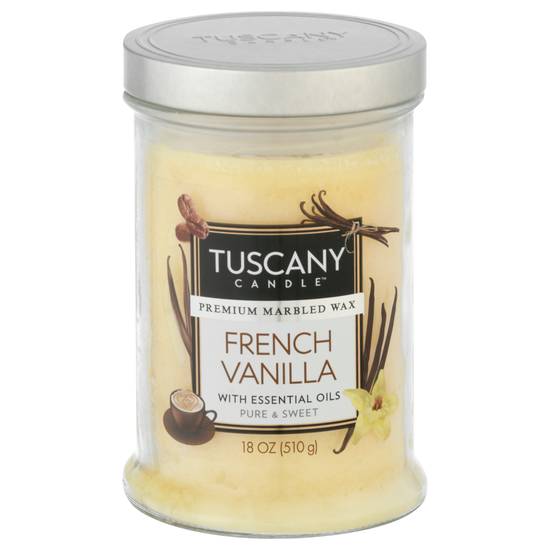 Tuscany Candle Premium Marbled Wax French Vanilla (18 oz)