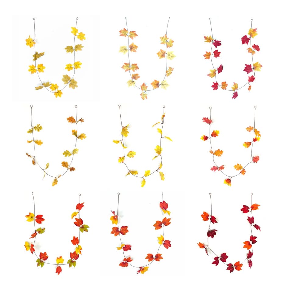 Floral Garden Maple Oak Leaf Garland, 5-ft. Strands, 1 ct.