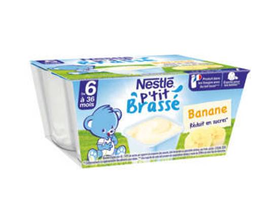 P'tit Brassé Banane 4x100g Nestlé