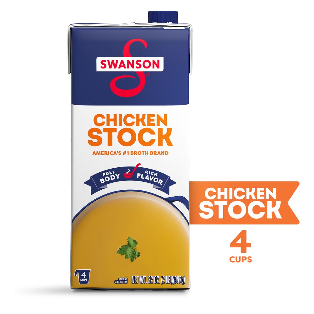 Swanson 100% Natural Chicken Stock (32 oz)