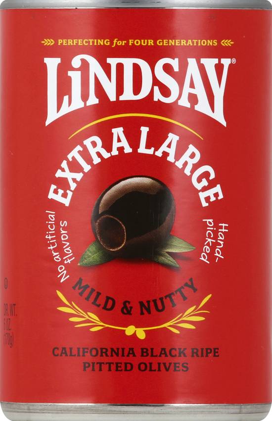 Lindsay Extra Large Black Ripe Pitted Olives