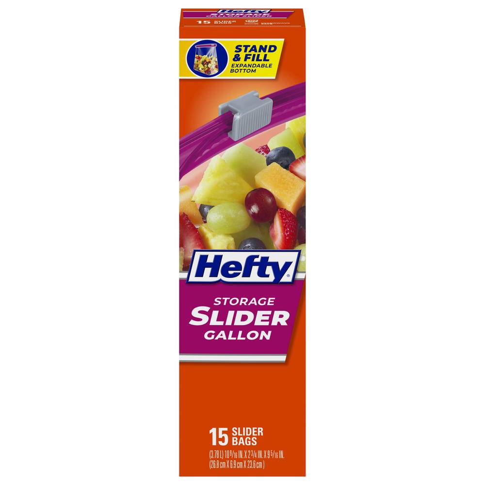 Hefty Slider Gallon Bags (15 ct)