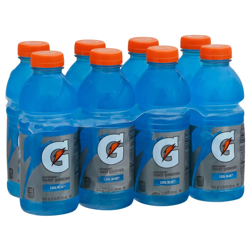 Gatorade Thirst Quencher Sports Drink (8 ct, 20 fl oz) (cool blue)