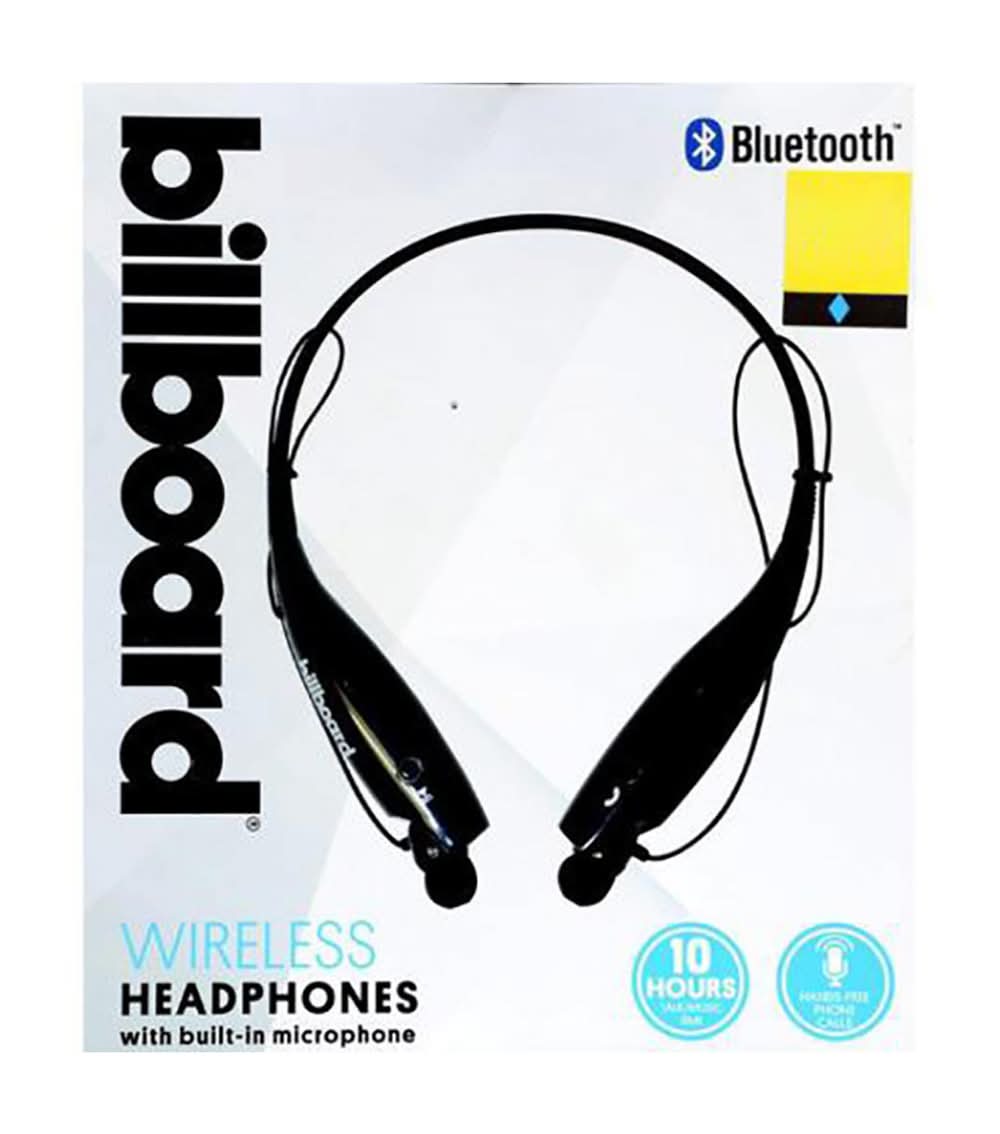 Billboard Wireless Bluetooth Headphones With Built-In Microphone