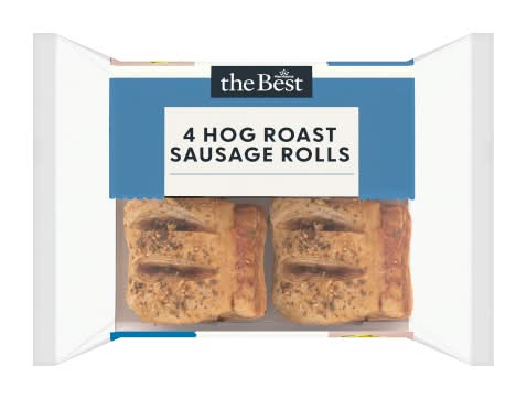 Morrisons The Best Hog Roast Sausage Rolls (4 pack)