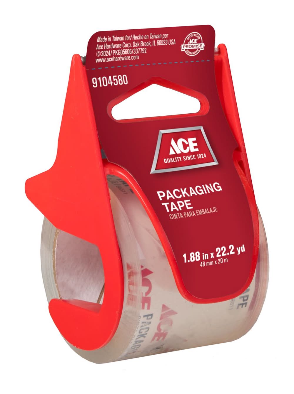 ACE Ez Start 1.88 In. W X 22.2 Yd L Packaging Tape 1 Pk