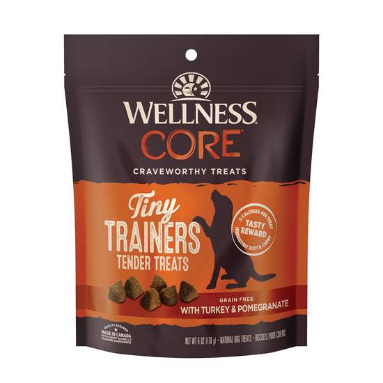 Wellness Core Tiny Trainers Tender Treats Grain Free For Dog Food (turkey-pomegranate)