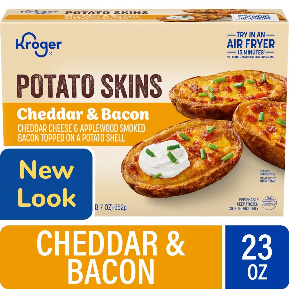 Kroger Potato Skins, Cheddar & Bacon (23 oz)