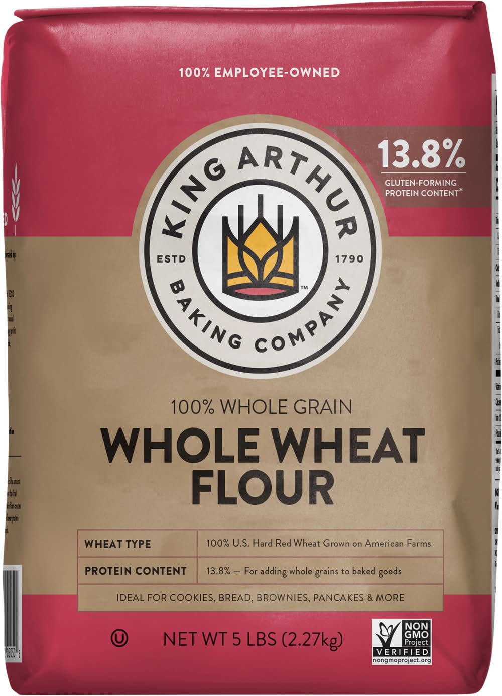 King Arthur Baking Whole Wheat Flour (5 lbs)