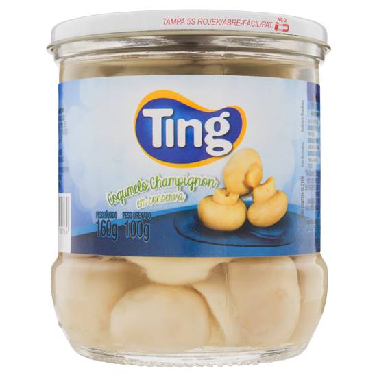 Ting cogumelo champignon em conserva (100g)