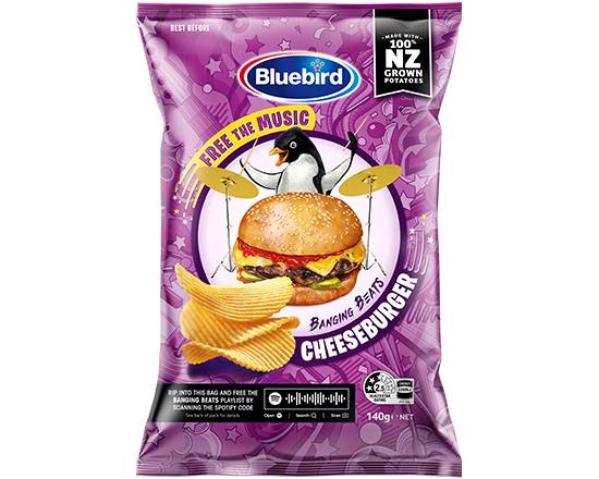 Bluebird Originals Cheese Burger 140g