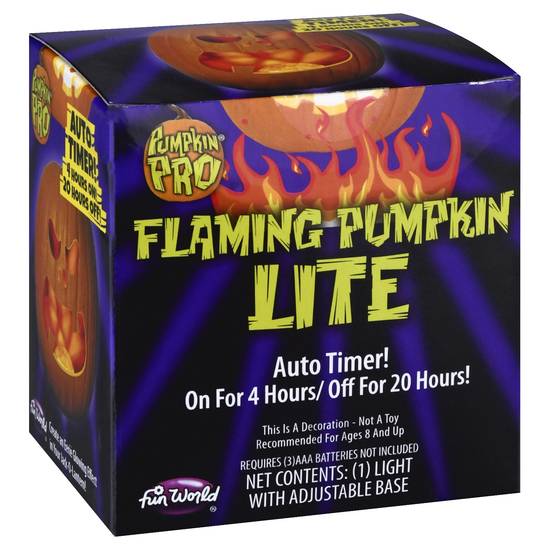 Fun World Flaming Pumpkin Lite