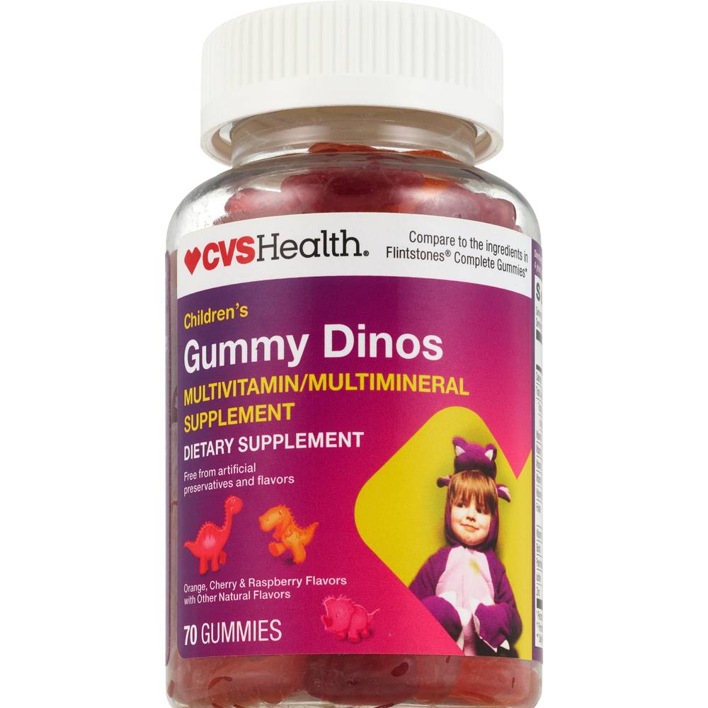 Cvs Health Children's Multivitamin Gummy Dinos (assorted)