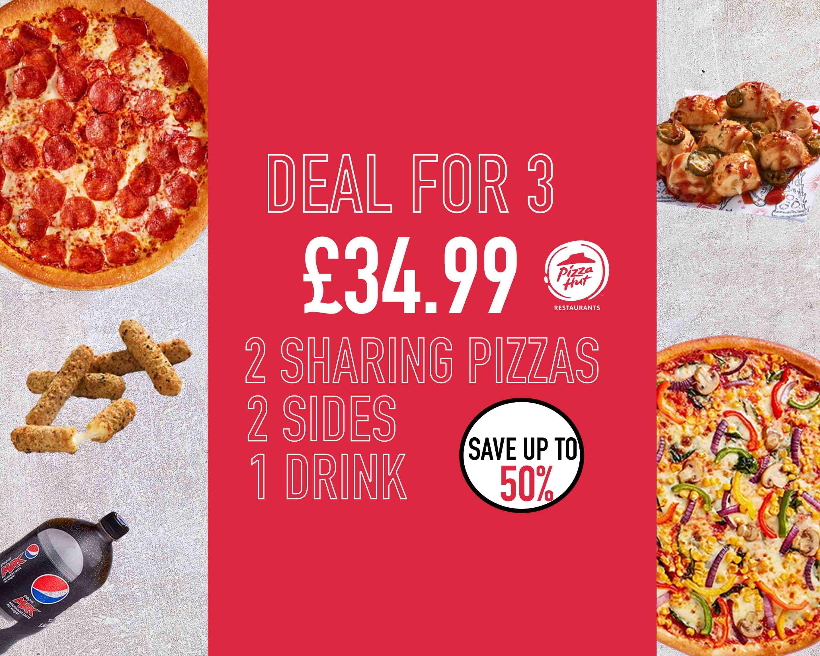 Pizza Hut Restaurants (Sheffield Retail Park) Menu Takeaway in