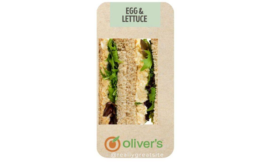 Oliver's Egg and Lettuce Sandwich