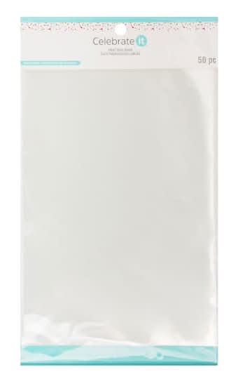 Celebrate It Heat Seal Bags, 6" X 10" (50 ct)