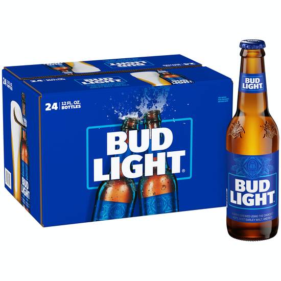 Bud Light Larger Beer (24 ct, 12 fl oz)