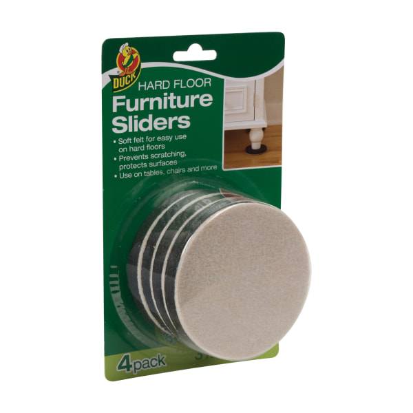 Duck Felt Hard Floor Furniture Sliders