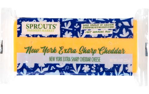 Sprouts New York Extra Sharp Cheddar Cheese Block