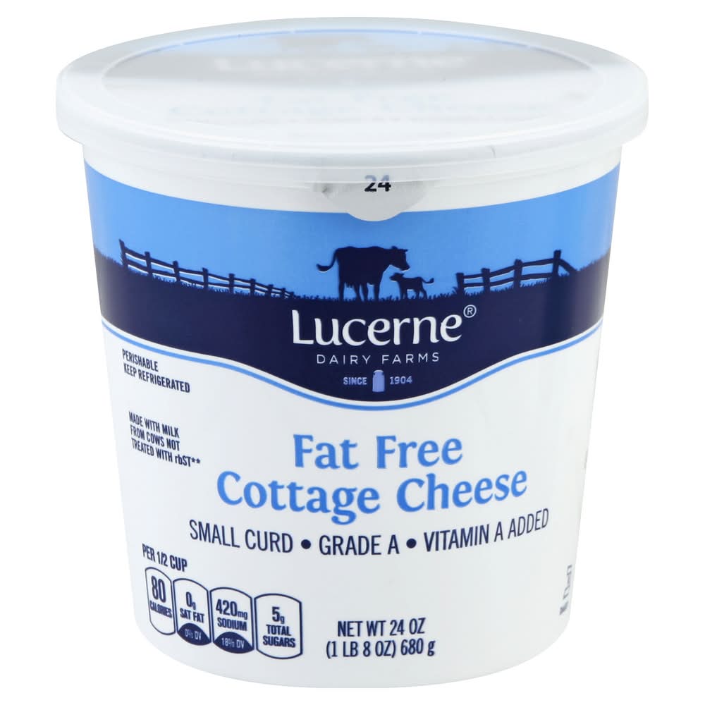 Lucerne Fat Free Cottage Cheese (24 oz)