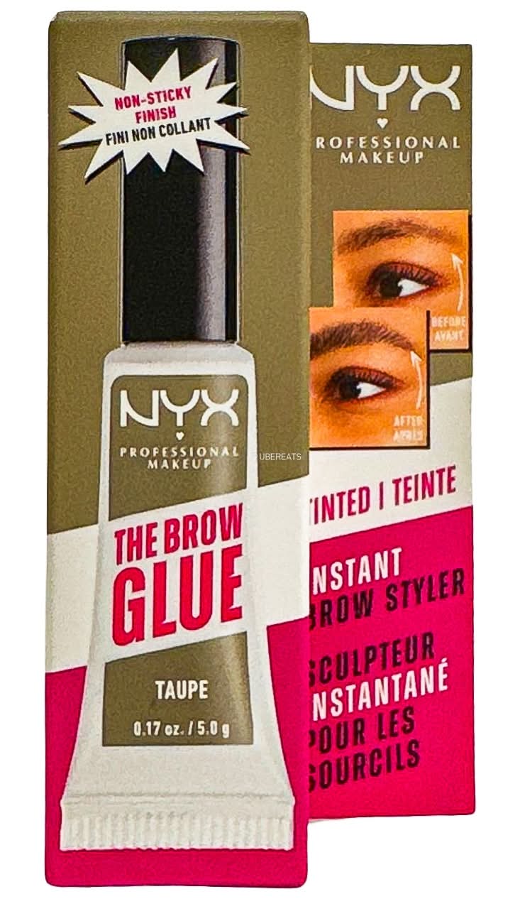 NYX Professional Makeup Brow Glue Eyebrow Gel, Taupe (0.17 oz)