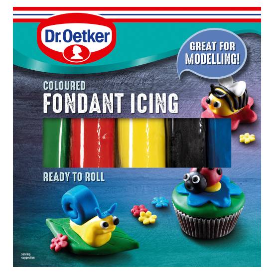 Dr. Oetker Ready To Roll Coloured Fondant Icing (5 ct)
