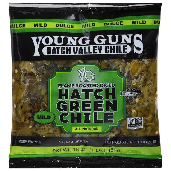 Young Guns Diced Mild Hatch Green Chile (16 oz)