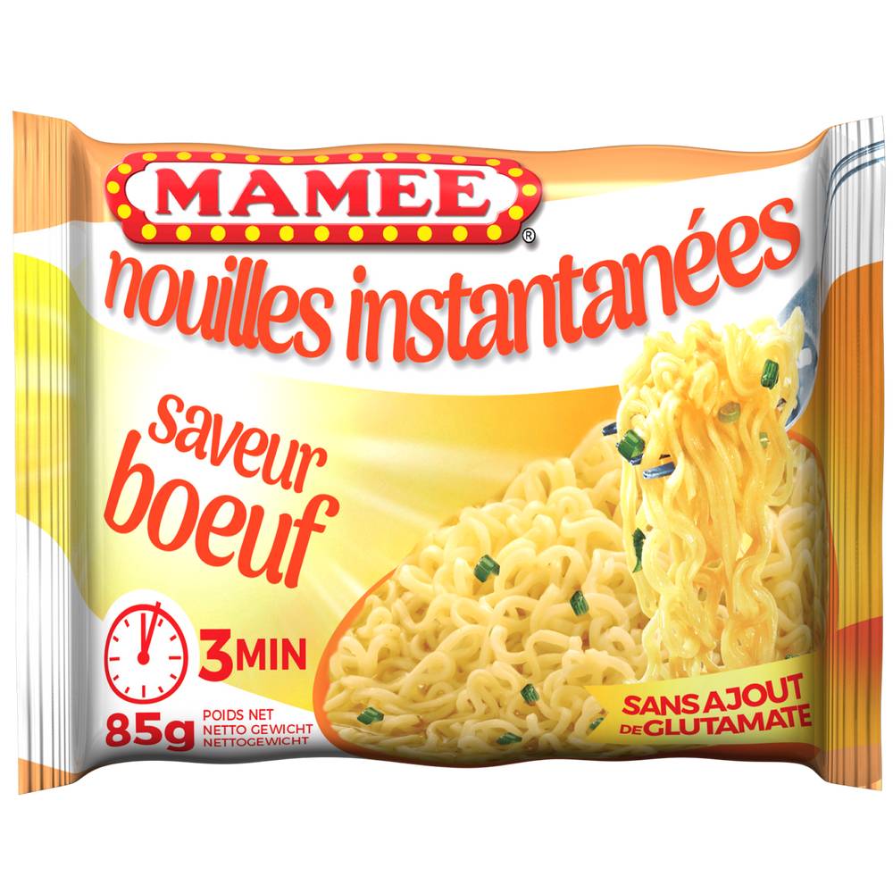 Mamee - Nouilles instantanées saveur boeuf (85g)