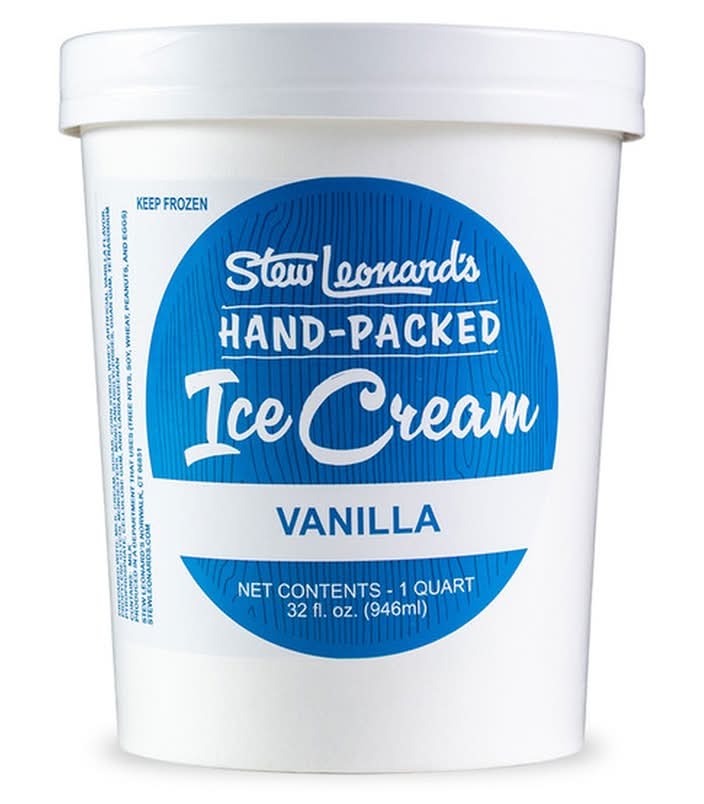 Hand Packed Vanilla Ice Cream 1 Qt