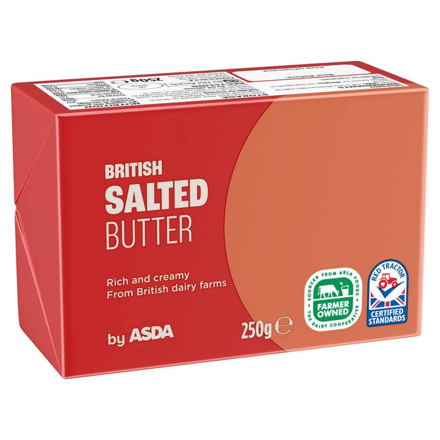 Asda British Salted Butter 250g