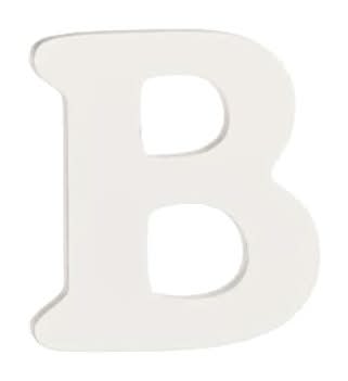 2.5" White Mdf Letter By Make Market