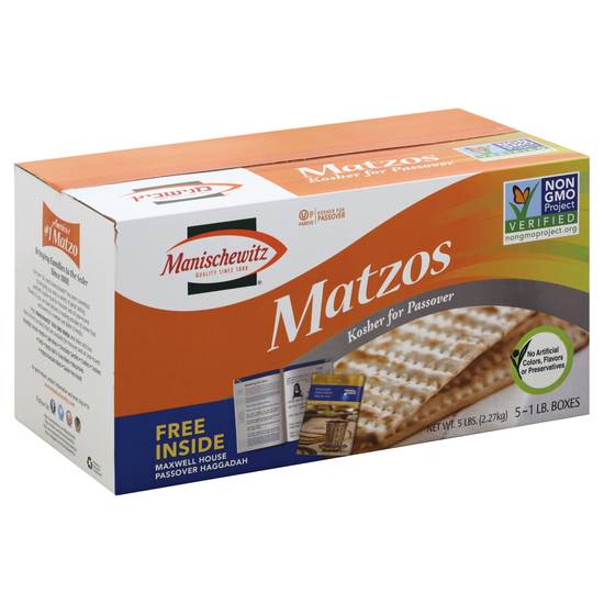 Manischewitz Matzo Passover (5 x 1 lb boxes)