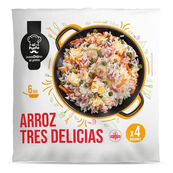 Arroz tres delicias Al Punto bolsa 850 g