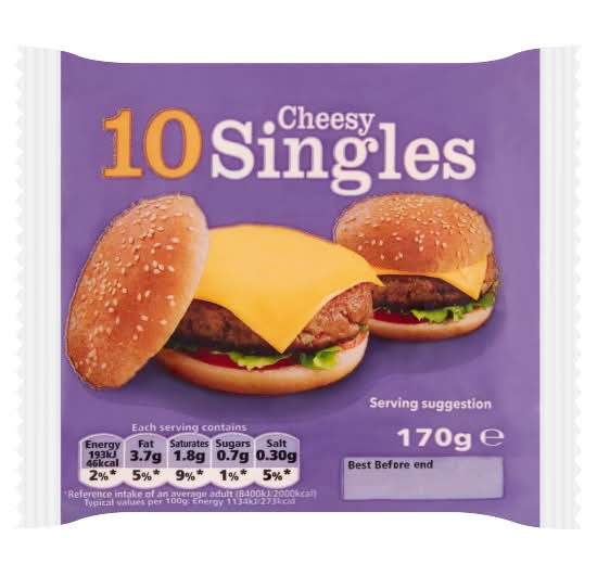 Cheesy Singles (10 pack)