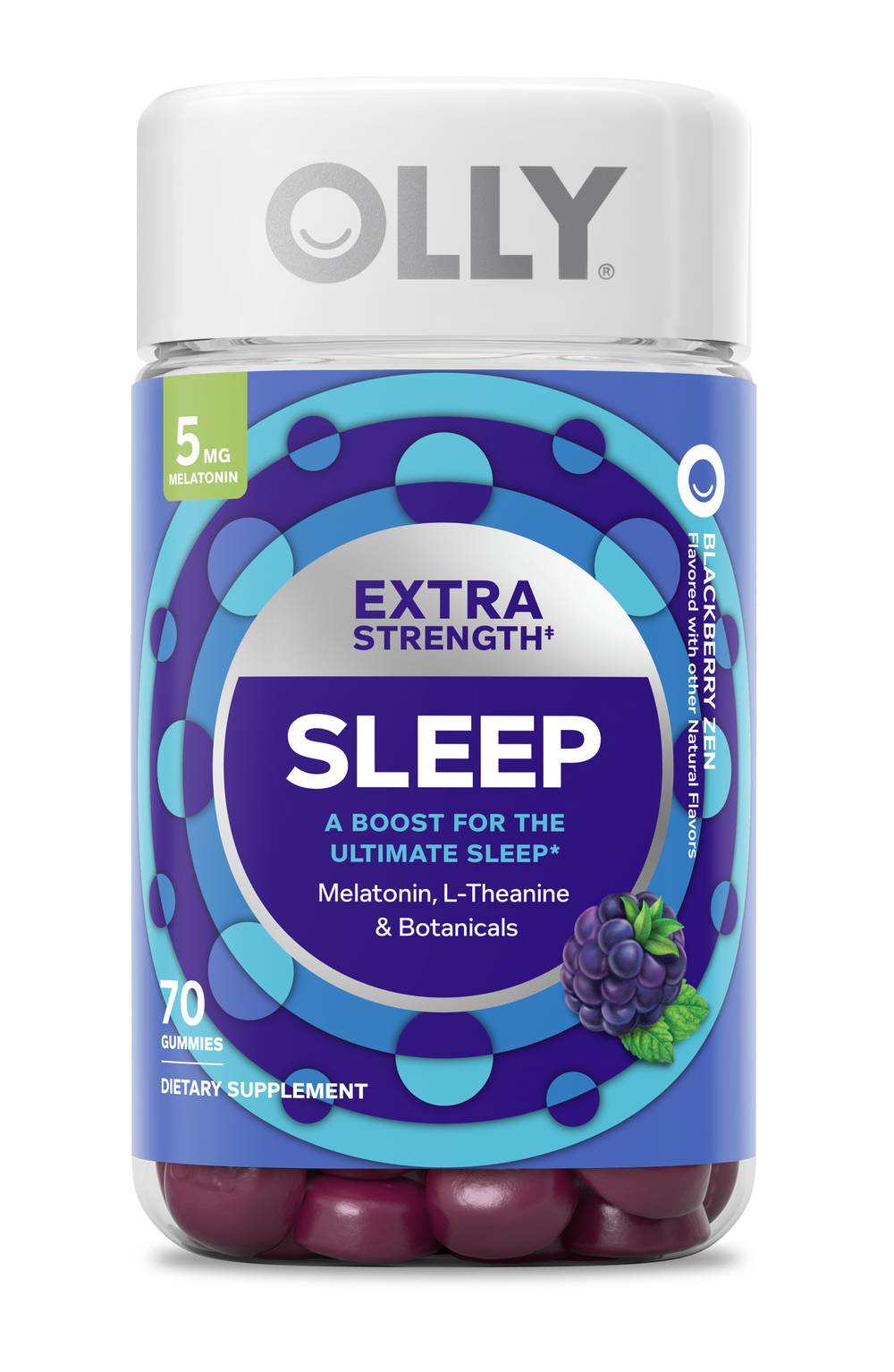 Olly Extra Strength Blackberry Zen Sleep Gummies (1.6 oz)