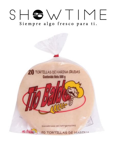 Tío Baldo · Tortillas de harina crudas (20 un)