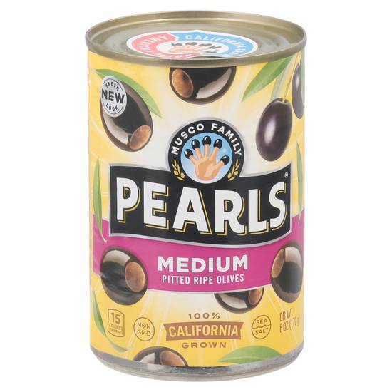 Pearls Medium Pitted Ripe Olives